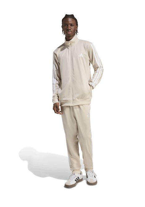 Tuta Adidas Basic 3-Stripes Tricot Beige Bianco Uomo ADIDAS CORE | Tute | KR5358-